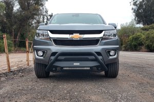 Chevrolet Silverado 2500HD Brackets - Go Rhino - RC3 & RC4 LR - Textured Black - `15-`19